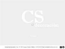 Tablet Screenshot of carminasanz.com